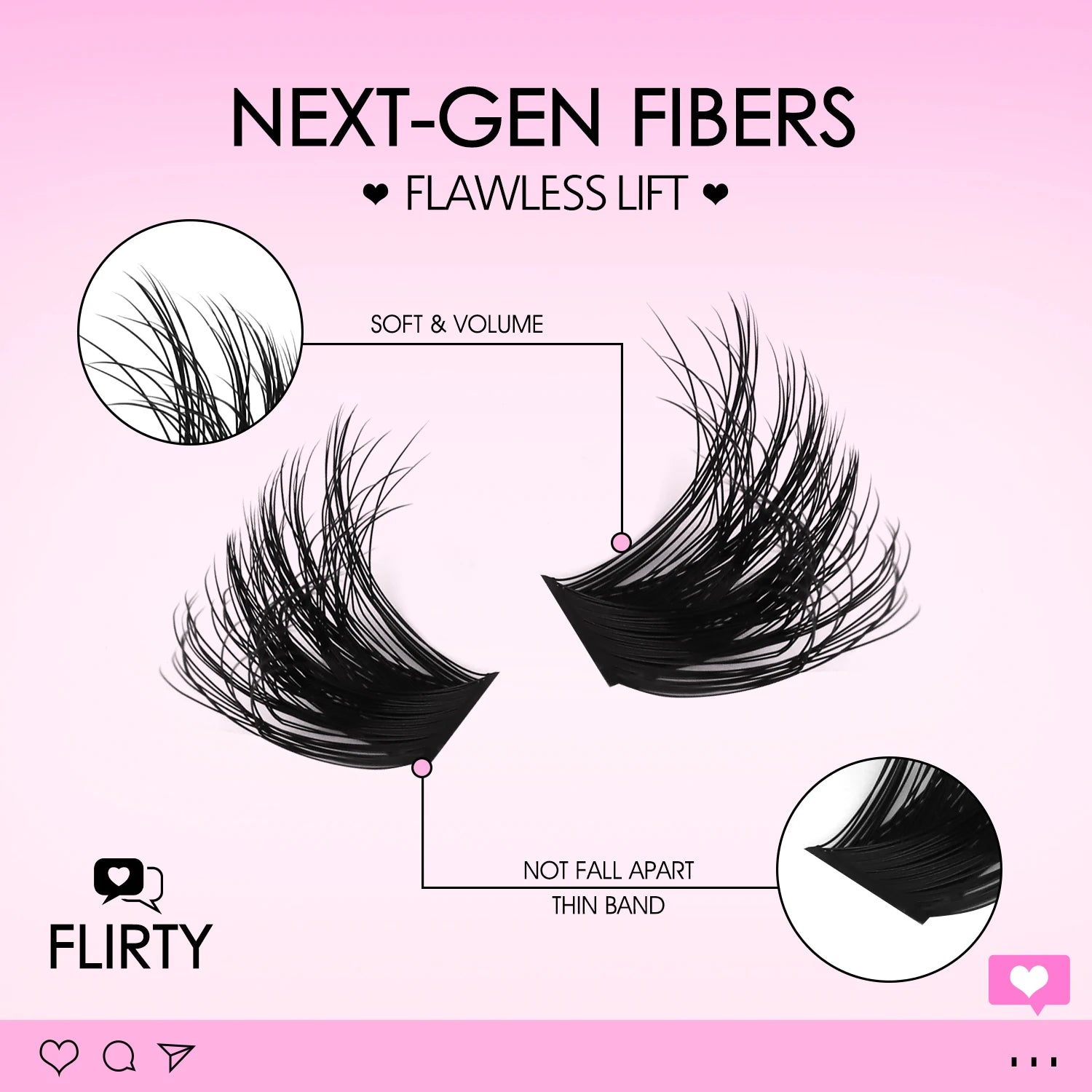 Eyelash Clusters Kit Thick Individual Lashes Lash Bond and Seal and Remover Faux Mink Lashes Eyelash Extension DIY